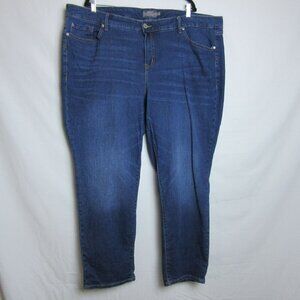 Torrid Jeans Boyfriend Straight Vintage Stretch Blue Classic Womens Plus Size 24